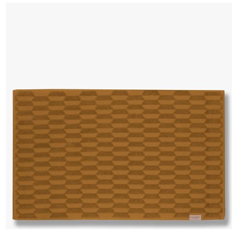 Okkersárga fürdőszobai kilépő 50x80 cm Geo – Mette Ditmer Denmark