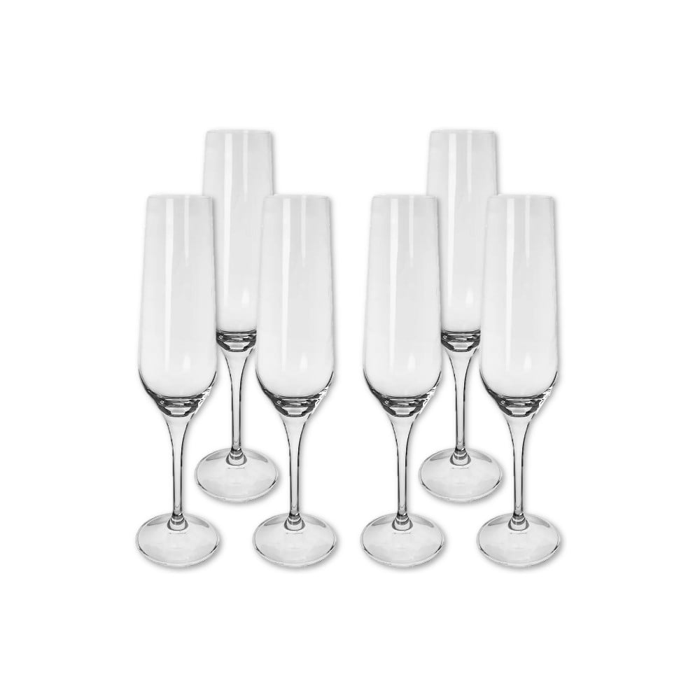 Pezsgőspohár készlet 6 db-os 195 ml Rebecca – Orion