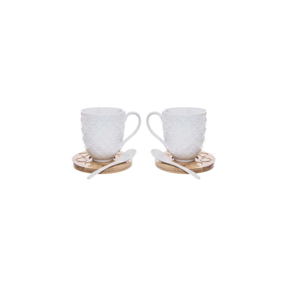 Porcelán bögre szett 2 db-os 370 ml Whiteline – Orion