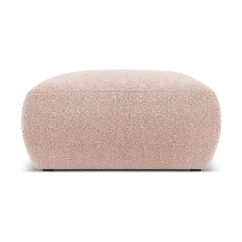 Rózsaszín buklé puff Molino – Micadoni Home
