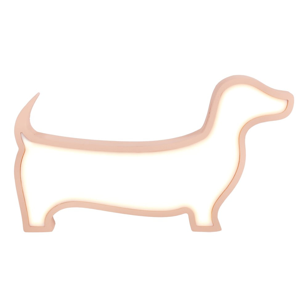 Rózsaszín gyerek éjjelilámpa Dog – Candellux Lighting
