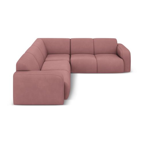 Rózsaszín sarokkanapé (variálható-L alakú) Molino – Micadoni Home