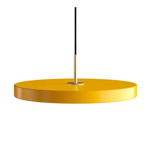 Sárga LED függőlámpa fém búrával ø 43 cm Asteria – UMAGE