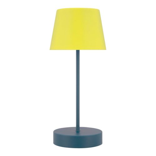 Sárga-kék LED dimmelhető asztali lámpa (magasság 33
