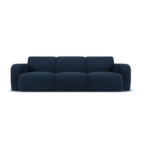 Sötétkék buklé kanapé 235 cm Molino – Micadoni Home