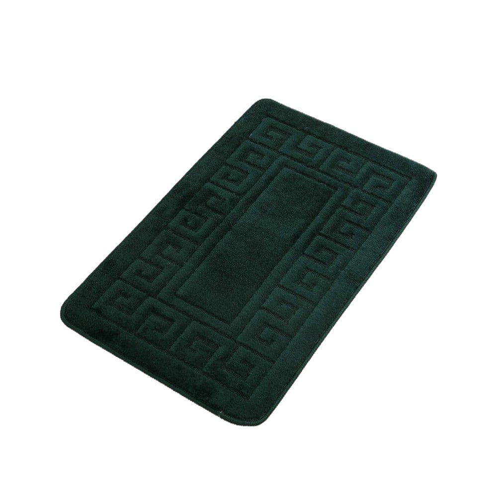 Sötétzöld fürdőszobai kilépő 60x100 cm Ethnic – Foutastic