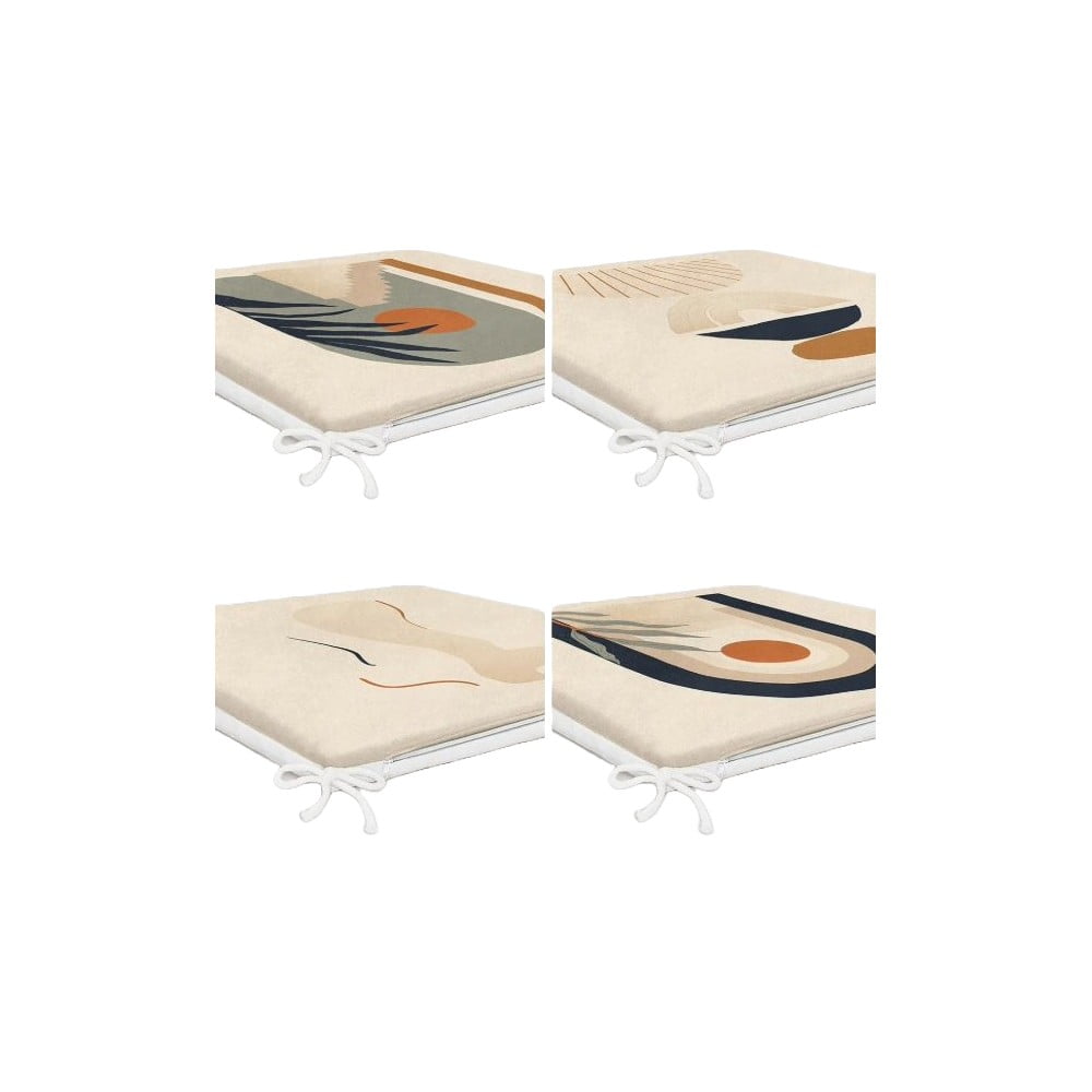 Székpárna szett 4 db-os 42x42 cm Illustrated Arch – Mila Home