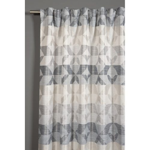 Szürke átlátszó függöny 175x140 cm Jacquard - Gardinia