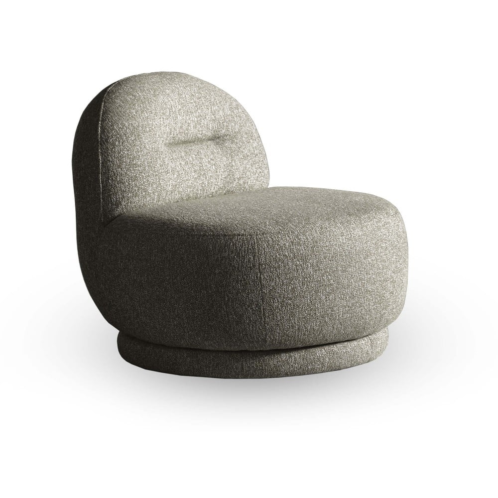 Szürke-barna fotel Ovo – Miuform