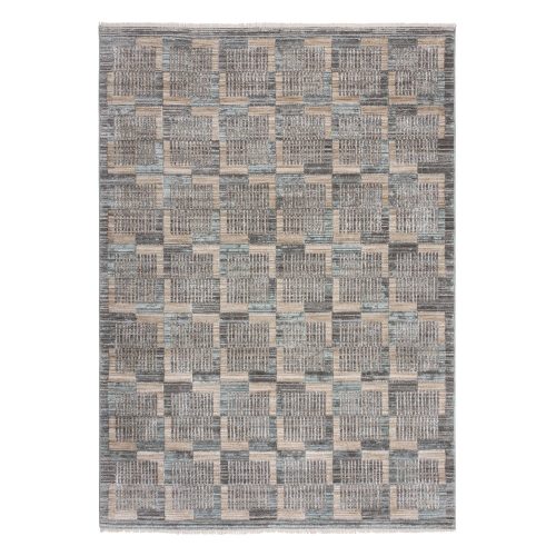 Szürke-bézs szőnyeg 200x290 cm Evelyn Blocks – Flair Rugs