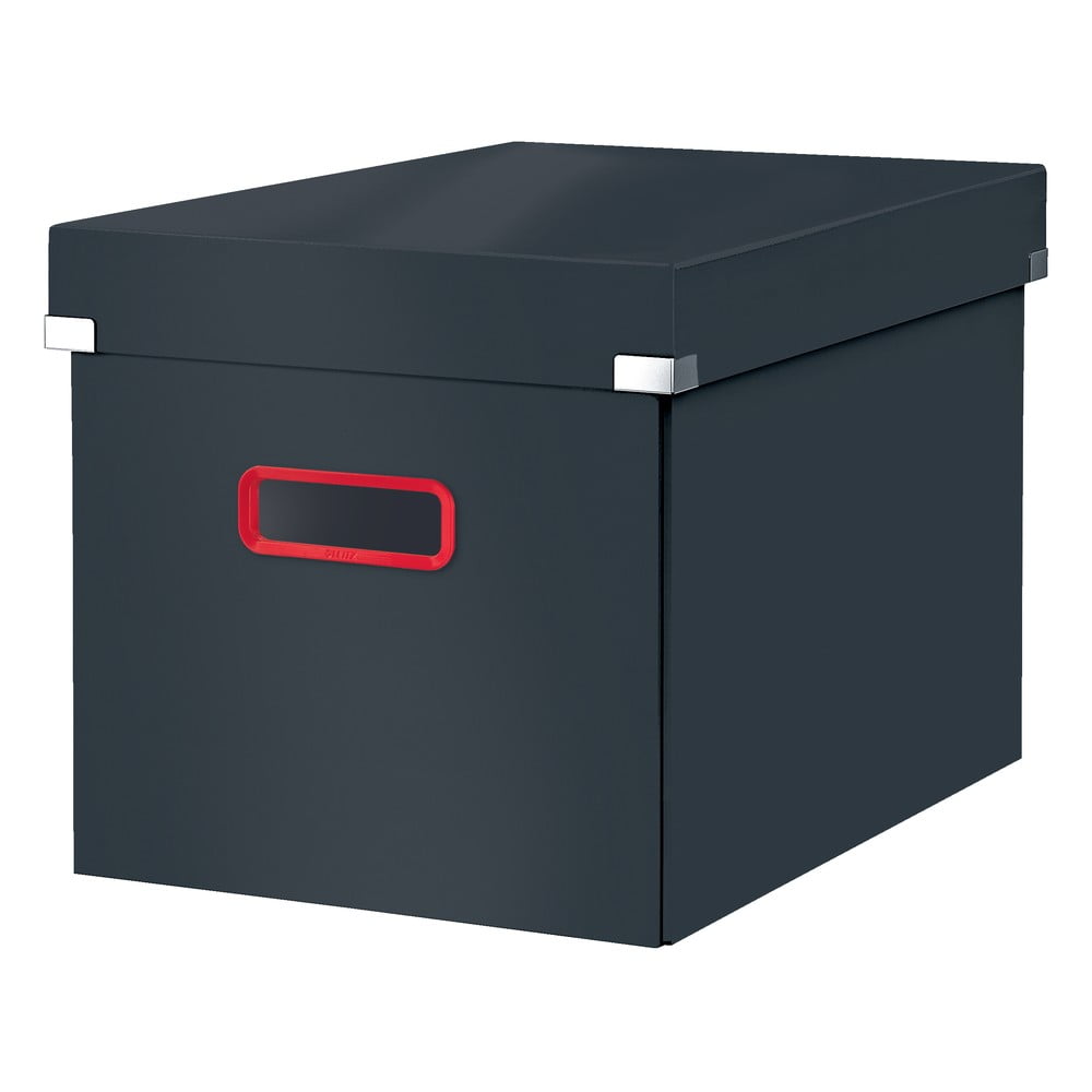 Szürke fedeles karton tárolódoboz 32x36x31 cm Click&Store – Leitz
