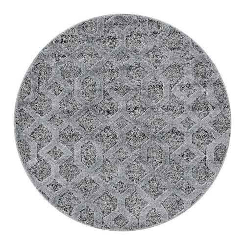 Szürke kerek szőnyeg ø 120 cm Pisa – Ayyildiz Carpets