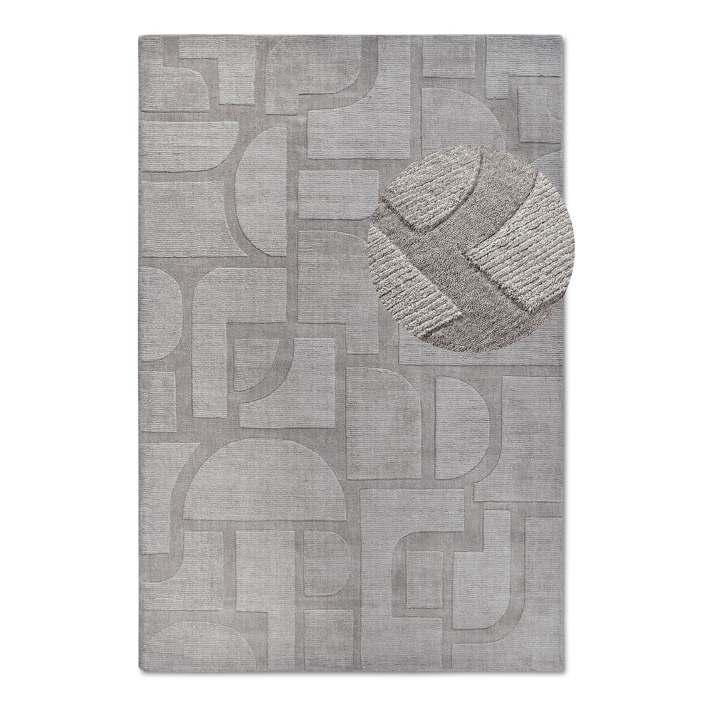 Szürke kézi szövésű gyapjú szőnyeg 80x150 cm Alexis – Villeroy&Boch