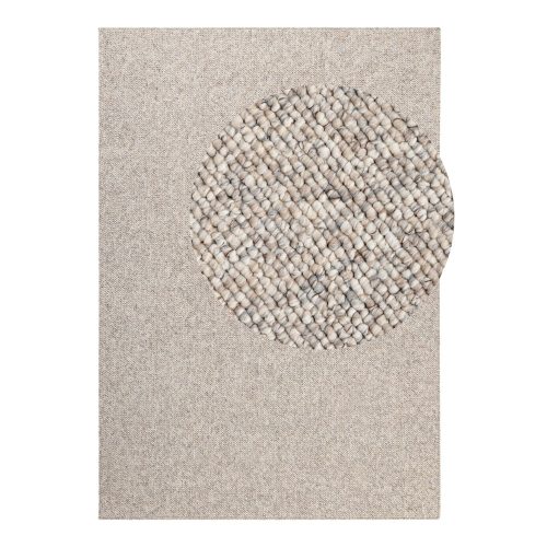 Szürke-krémszínű mosható szőnyeg 200x290 cm Rocco Dark Cream – Elle Decoration