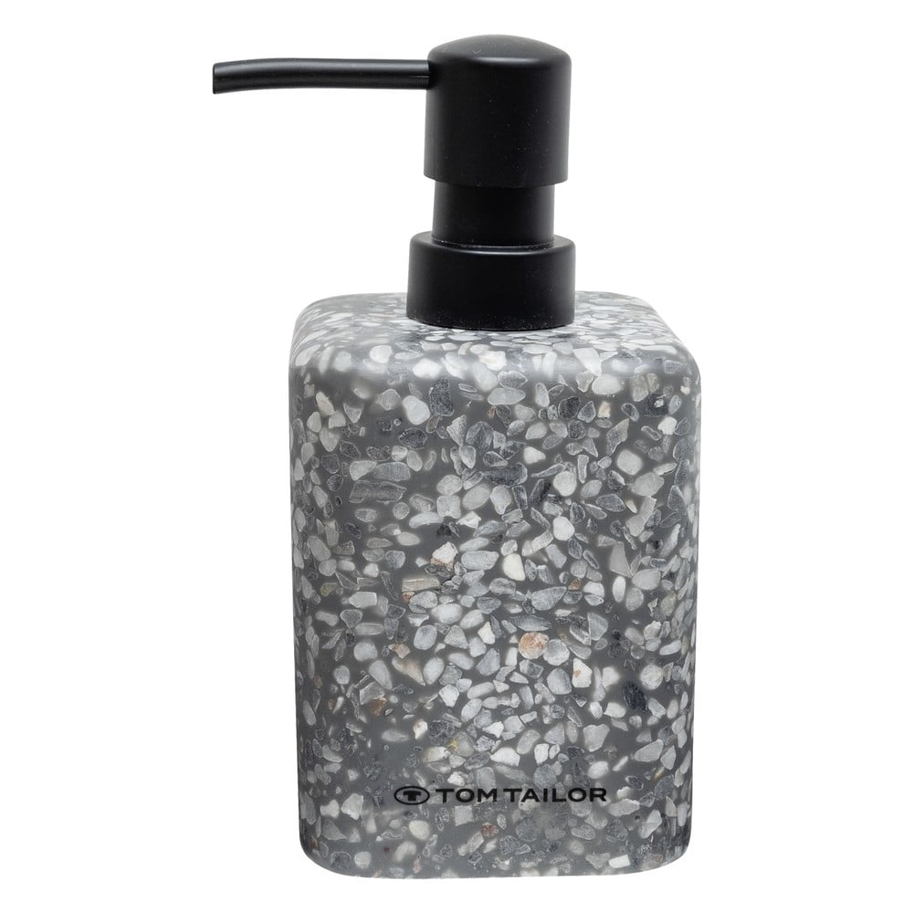 Szürke poligyanta szappanadagoló 270 ml Tom Tailor T-Terrazzo – Wenko