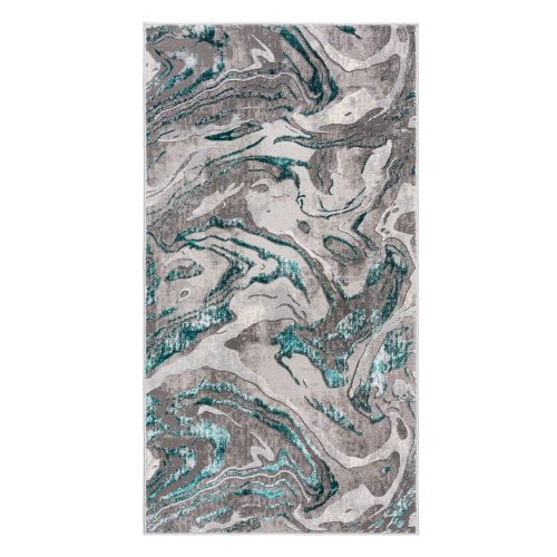 Szürke-türkiz szőnyeg 240x340 cm Marbled – Flair Rugs