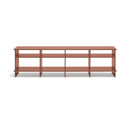 Téglavörös TV-állvány 180x50x40 cm Inari – Teulat