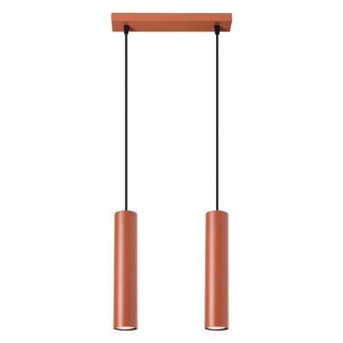 Téglavörös függőlámpa Castro – Nice Lamps