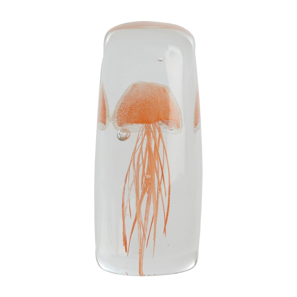 Üveg papírnehezék (magasság 13 cm) Jellyfish – Light & Living