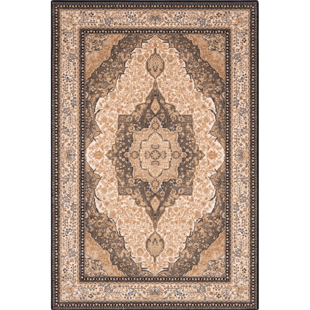Világosbarna gyapjú szőnyeg 200x300 cm Charlotte – Agnella