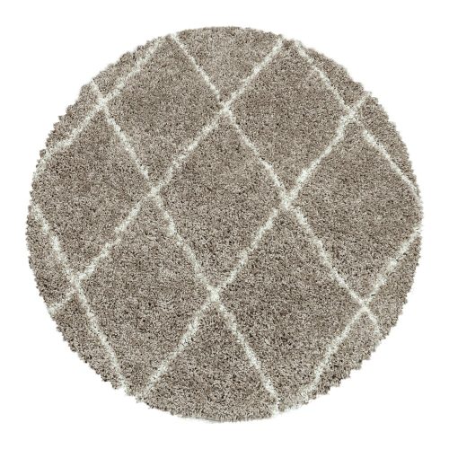 Világosbarna kerek szőnyeg ø 120 cm Alvor – Ayyildiz Carpets