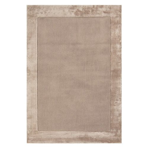 Világosbarna kézi szövésű gyapjú keverék szőnyeg 160x230 cm Ascot – Asiatic Carpets