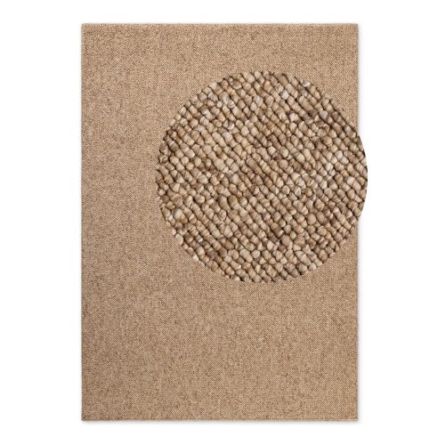 Világosbarna mosható szőnyeg 120x170 cm Rocco Caramel – Elle Decoration