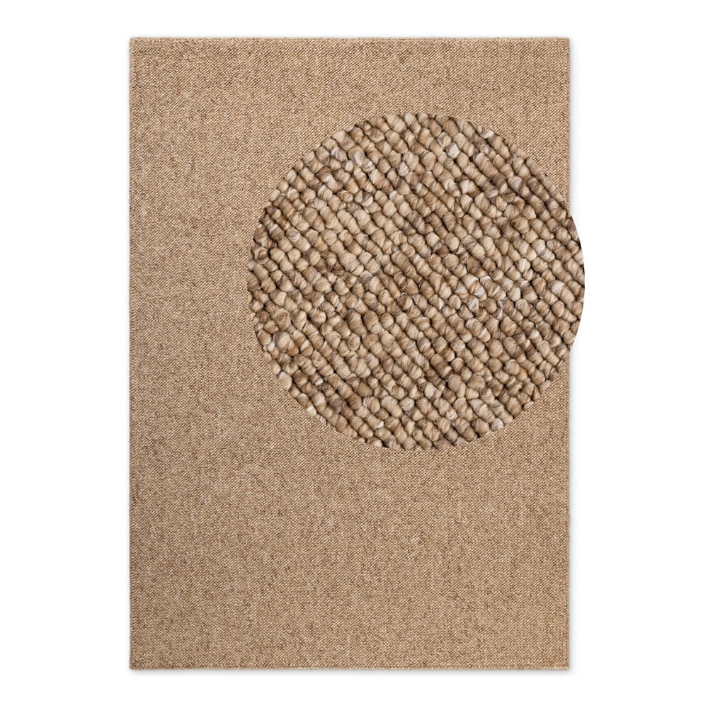 Világosbarna mosható szőnyeg 80x150 cm Rocco Caramel – Elle Decoration