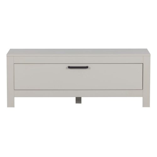 Világosszürke borovi fenyő TV-állvány 120x45 cm Bonk – Basiclabel