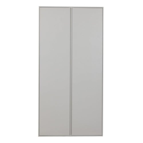 Világosszürke borovi fenyő ruhásszekrény 100x200 cm Maevy – WOOOD