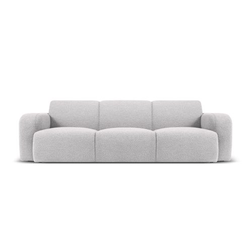 Világosszürke buklé kanapé 235 cm Molino – Micadoni Home