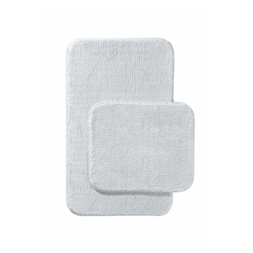 Világosszürke fürdőszobai kilépő szett 2 db-os 50x90 cm Plush – Mila Home