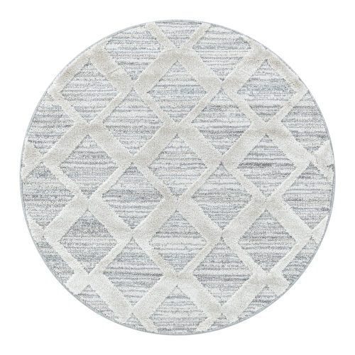 Világosszürke kerek szőnyeg ø 160 cm Pisa – Ayyildiz Carpets