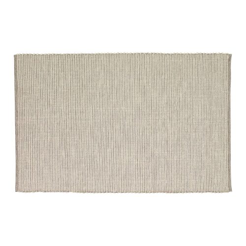 Világosszürke kétoldalas kézi szövésű gyapjúkeverék szőnyeg 200x300 cm Poppy – Hübsch