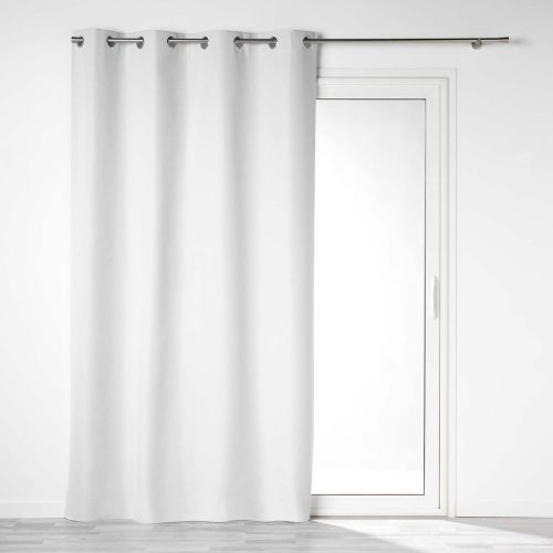 Világosszürke mikroszálas sötétítő függöny 140x260 cm Obscure – douceur d'intérieur