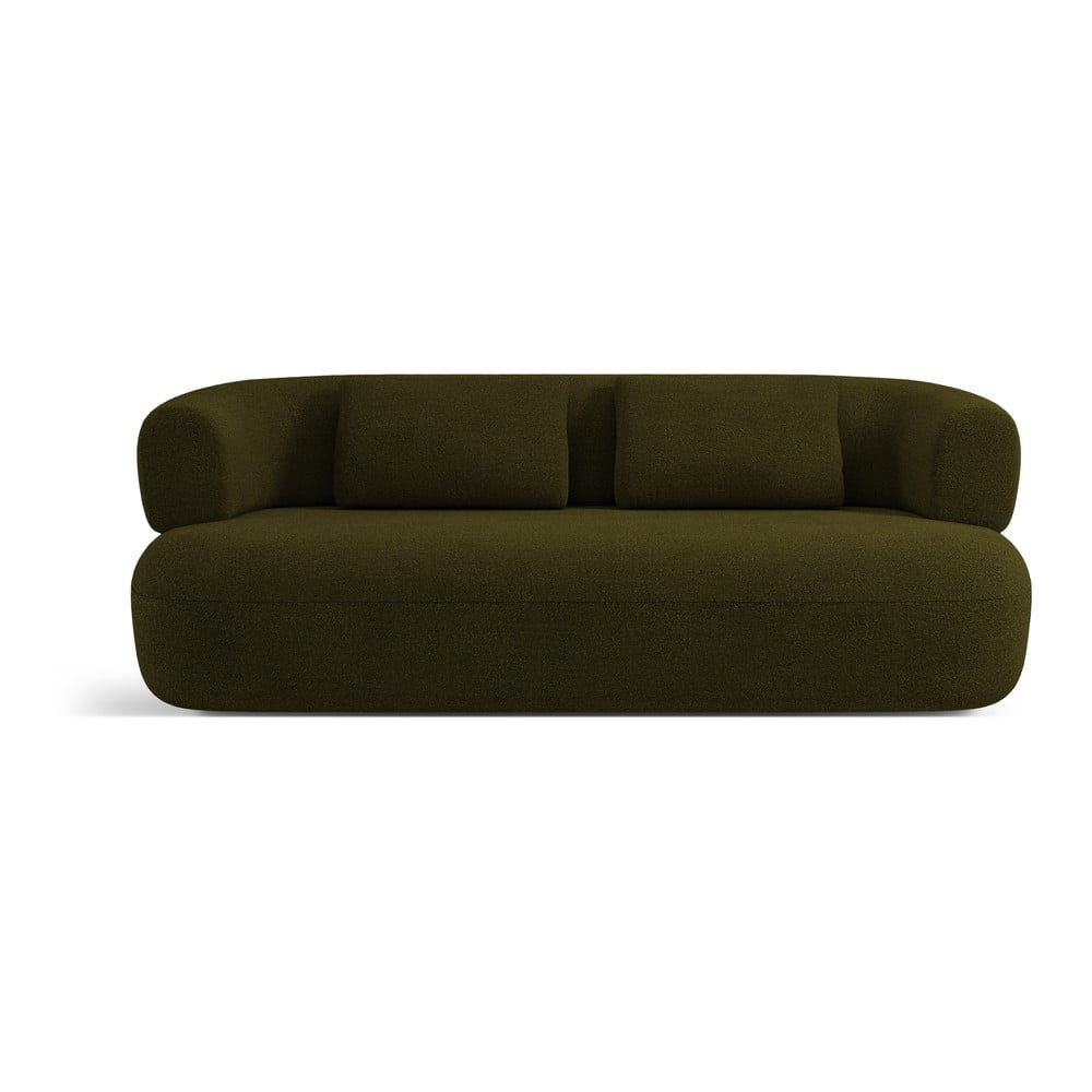 Zöld buklé kanapé 178 cm Jenny – Micadoni Home