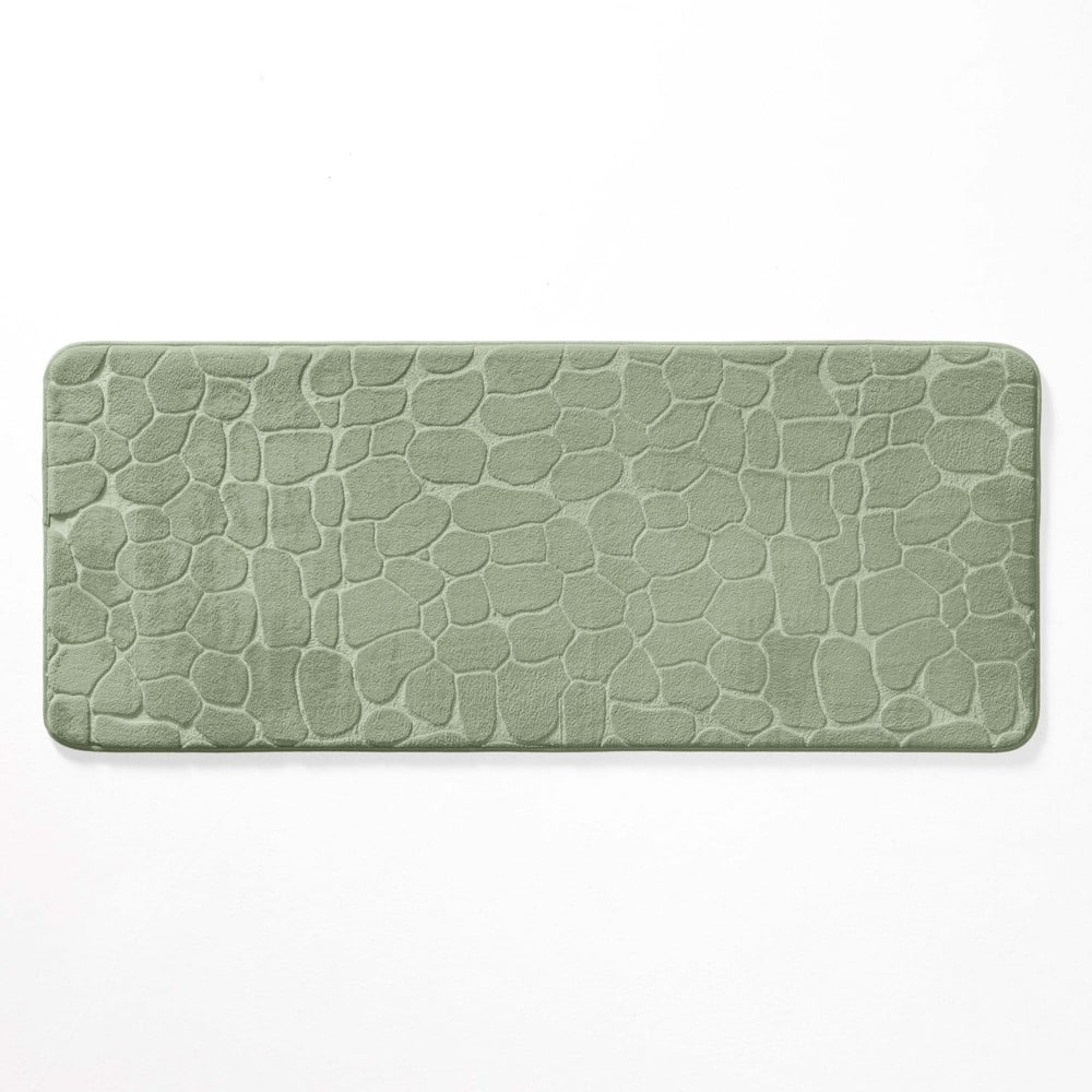 Zöld fürdőszobai kilépő 50x120 cm Ricochet – douceur d'intérieur