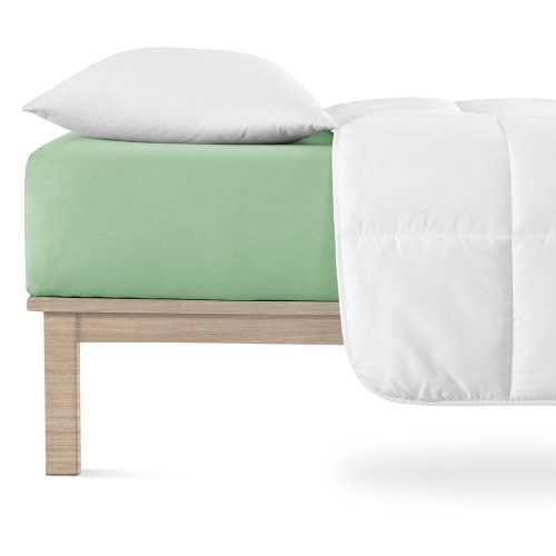 Zöld gumis jersey lepedő 180x200 cm Boxspring – Andrea Simone