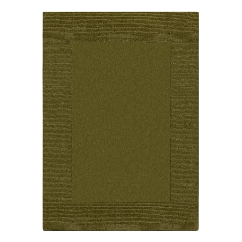 Zöld gyapjú szőnyeg 200x290 cm – Flair Rugs