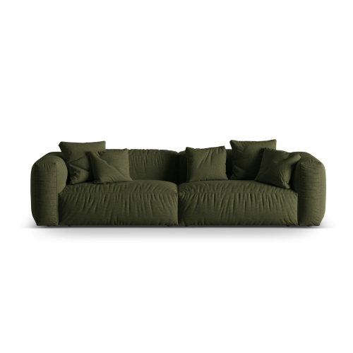 Zöld moduláris kanapé 320 cm Martina – Micadoni Home