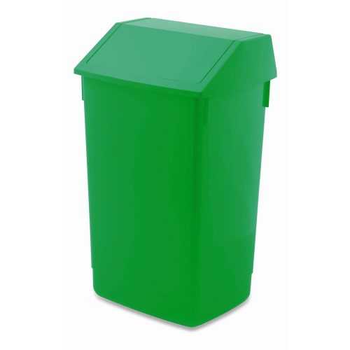 Zöld műanyag szelektív szemetes 60 l – Addis