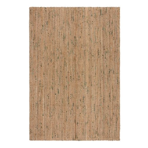 Zöld-natúr színű kétoldalas kézi szövésű juta szőnyeg 200x290 cm Jute Boucle Green – Flair Rugs