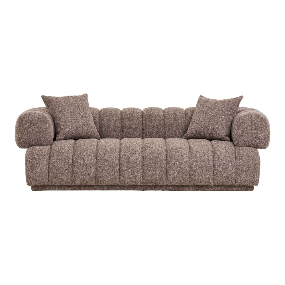 Barna kanapé 226 cm Aurora – House Nordic