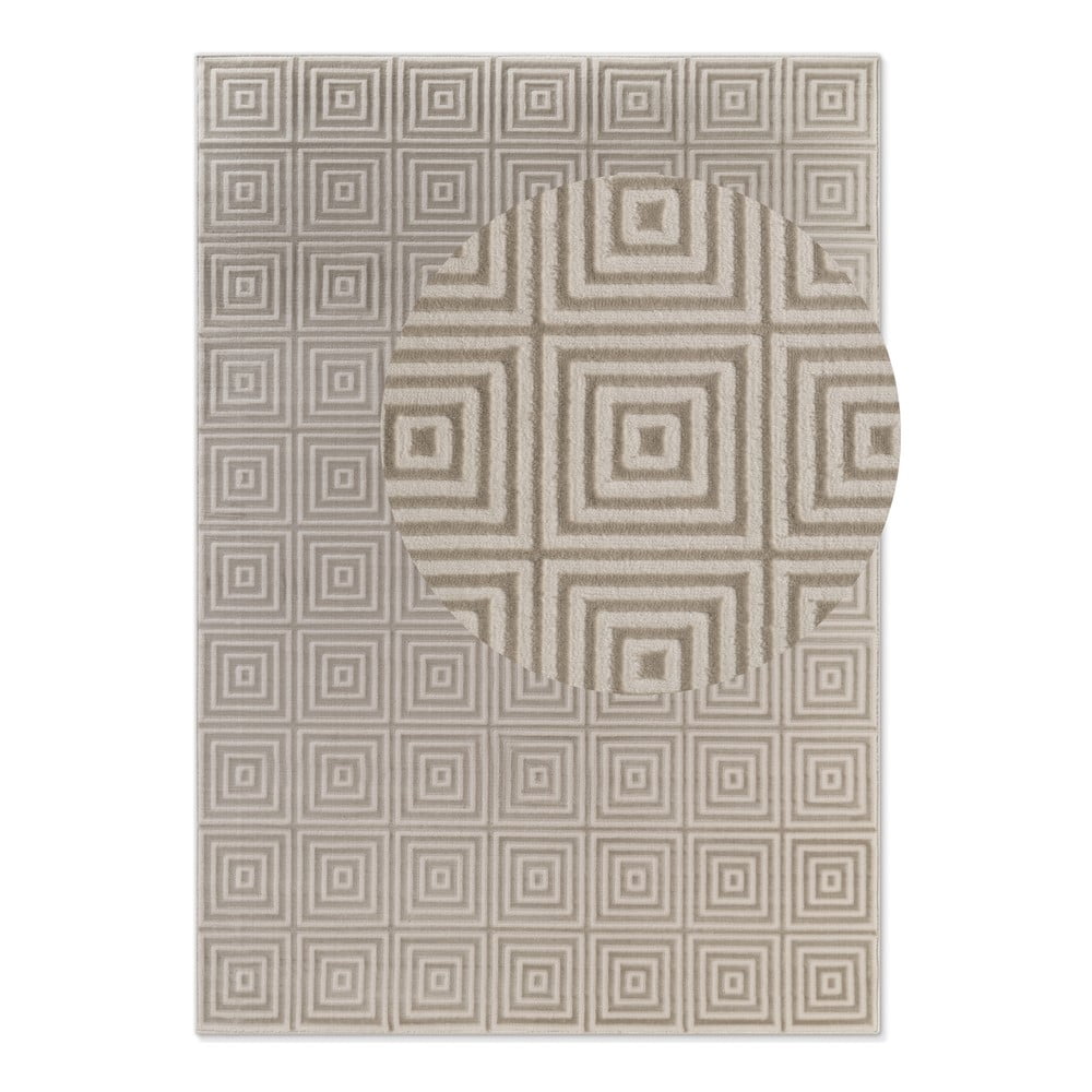 Bézs-krémszínű szőnyeg 160x235 cm Perles Tourmaline – Elle Decoration