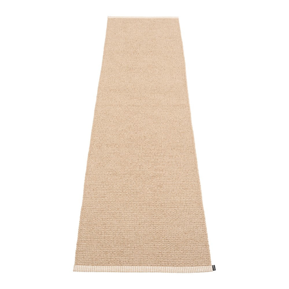 Bézs kültéri-beltéri futószőnyeg 60x250 cm Mono Light Nougat – Pappelina