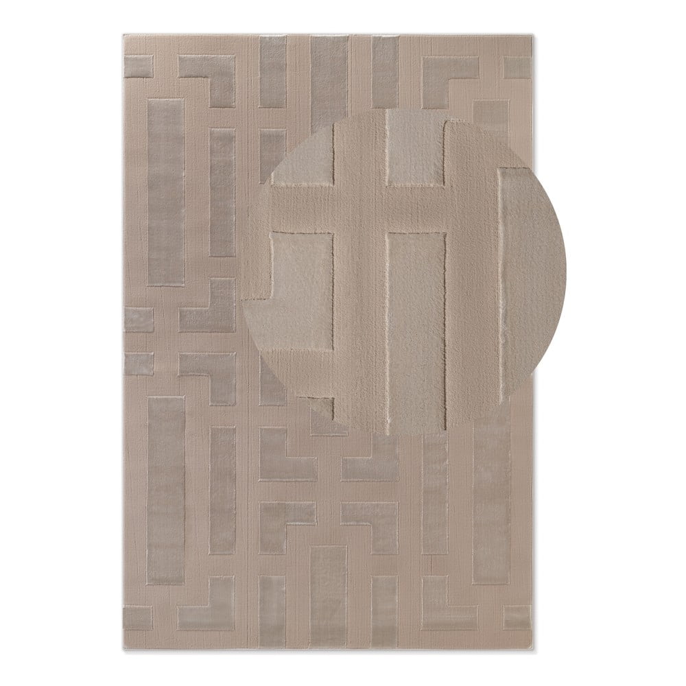 Bézs szőnyeg 160x235 cm Perles Onyx – Elle Decoration