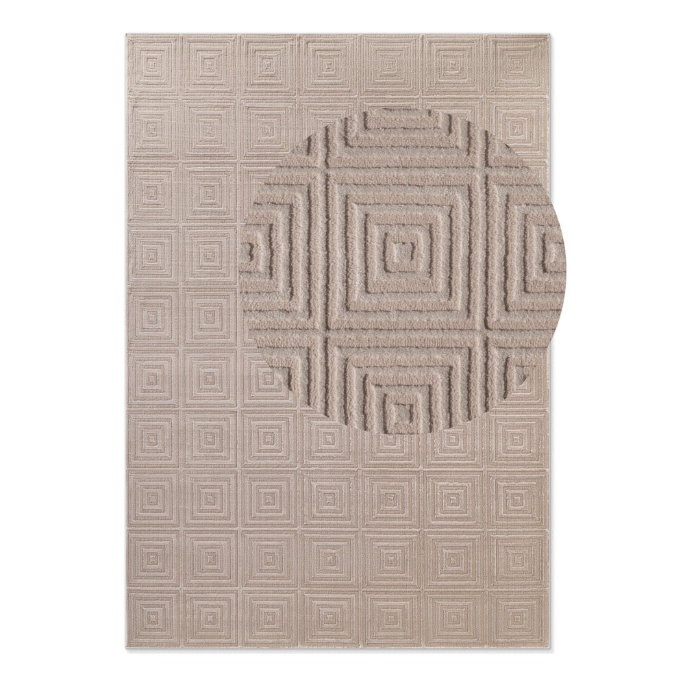 Bézs szőnyeg 160x235 cm Perles Tourmaline – Elle Decoration