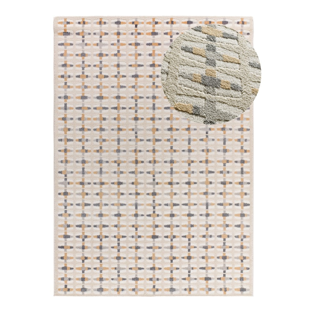 Elefántcsont színű szőnyeg 80x150 cm Baresa – Universal