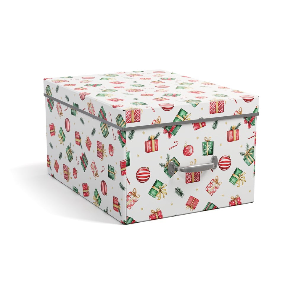 Fedeles-dekoratív karton tárolódoboz 37x50x15 cm Engla Christmas Storage – Bigso