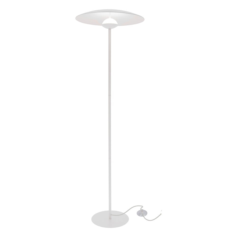 Fehér LED állólámpa fém búrával (magasság 140 cm) Lund – Candellux Lighting